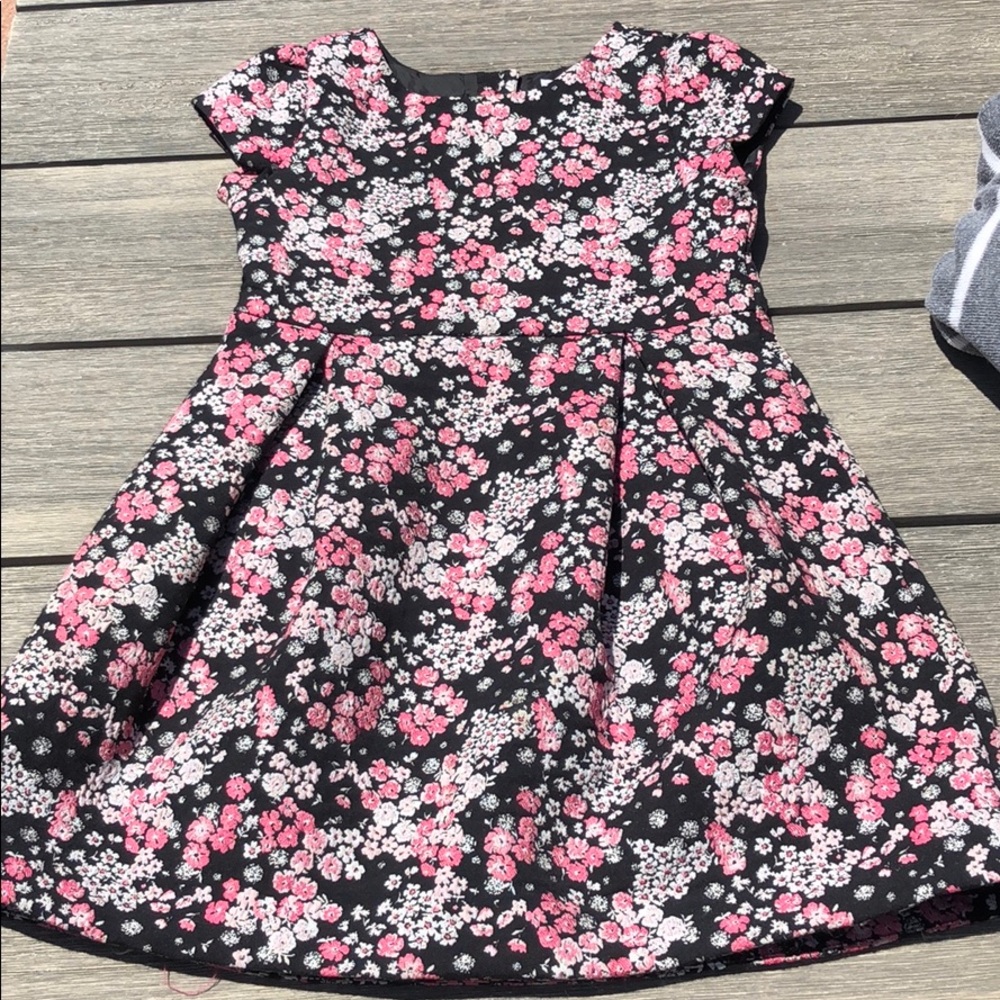 Janie & Jack Pink and White Flower Dress!